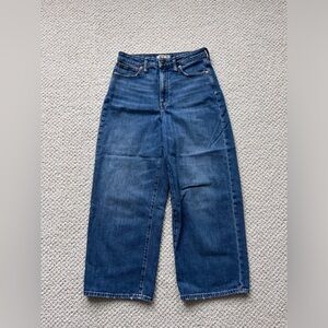 Madewell Curvy Slim Wide Leg Jean